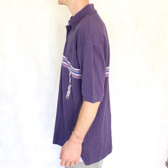 Tommy Hilfiger Multicolored rainbow stripe polo - Picture 2 of 8